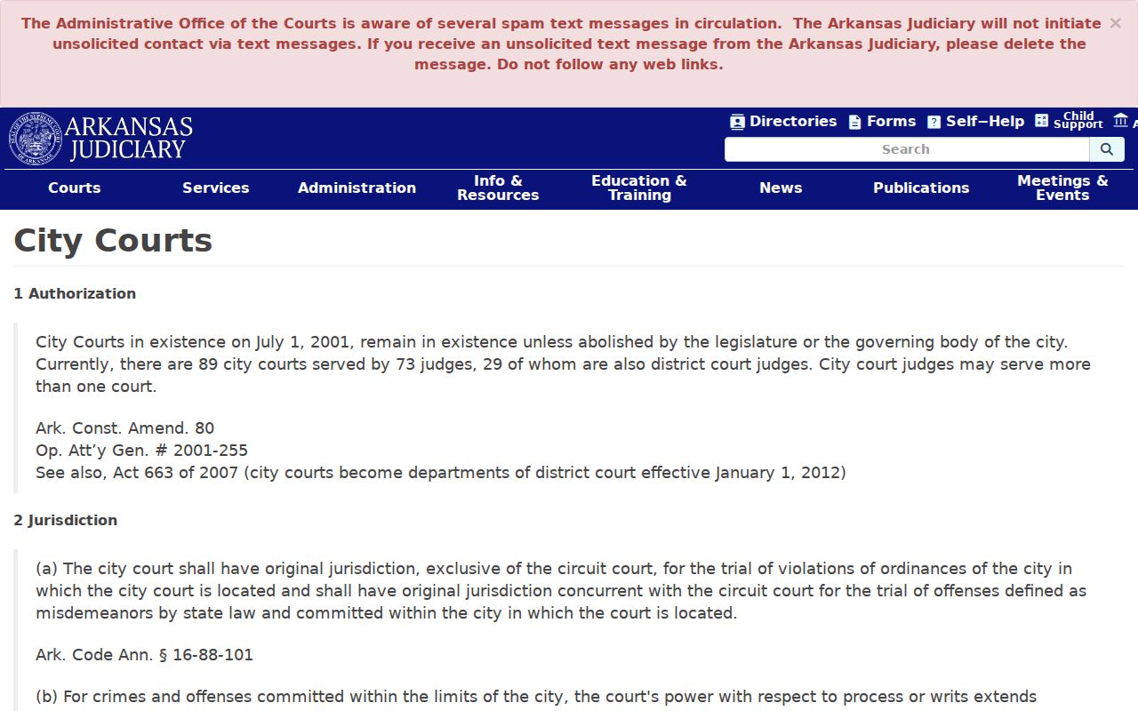 Chicot County municipal court warrant city court structure