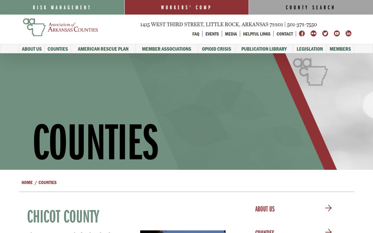 Chicot County sheriff directory for warrant records
